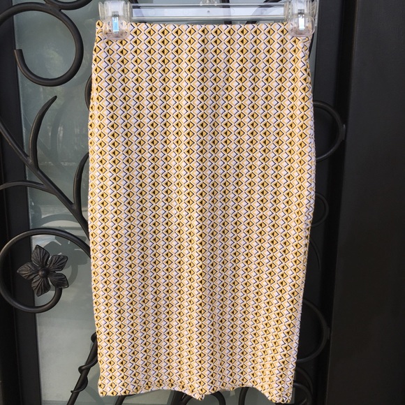Diamond Print Pencil Skirt main image 0